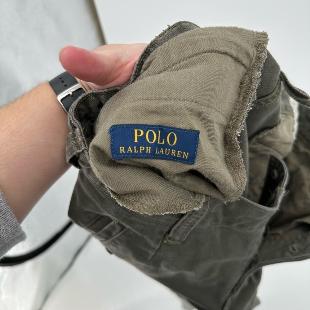 Polo Ralph Lauren Military Surplus Green Cargo Pants Mens Size 32x30 - Picture 10 of 10